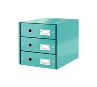 Bloc de Rangement pour Bureau 3 tiroirs A4 Wow - Menthe