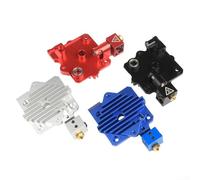 Bloc de refroidissement dissipateur thermique pour extrudeuse Aero V6 Hot End, 1 alimentation courte portée à filament de 75 mm avec fabrication CNC pour une meilleure stabilité d'impression (noir)