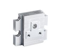 Bloc de refroidissement en aluminium conçu pour extrudeuse d'imprimante 3D et dissipateur thermique qui empêche l'encrassement et améliore la stabilité du refroidissement de l'extrudeuse de