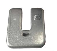 Bloc de réglage de tendeur de tronçonneuse électrique pour tronçonneuses de 20,3 cm, 25,4 cm, 30,5 cm, 40,6 cm - Pièce de tension de chaîne en alliage pour une installation facile Argent (B)