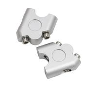 Bloc de rehausseurs de barre de poignée Pour V-Strom 250 pour VSTROM 650 pour Gladius SV650 pour Bandit DL650 DL1000 7/8"22 mm rehausseurs de guidon rehaussent la barre(Silver)