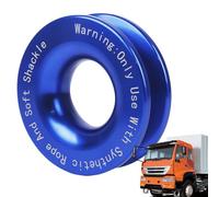 Bloc de réinitialisation Snatch Block - Rouleau de treuil en alliage d'aluminium de 41000lbs Conception antirouille | Anneau de remorquage robuste pour camion de dépanneuse tout-terrain SUV