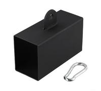 Bloc de renforcement de poignée avec boucle pour machine à câble et poulie d'haltérophilie, soutien de force de préhension et exercices de charge (carré 8 x 6 cm)