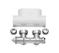 Bloc De Robinet D'Angle Kermi Avec Cache En Acier Inoxydable