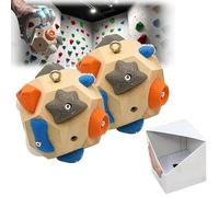Bloc de rocher fabriqué à la main - Créer une force et une précision, une balle d'escalade 3D, des balles d'entraînement d'escalade simulées pour retirer à tout moment, pour construire une force et un