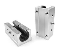 Bloc De Roulement À Billes Linéaire SBR10LUU SBR12LUU SBR16LUU SBR20LUU, Type Ouvert For Guide Linéaire CNC SBR, 2 Pièces/lot(SBR10LUU)