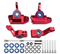 Bloc de roulette avant, blocs de direction et kit de supports d'essieu arrière avec roulements à billes pour Traxxas 1/10 2WD Slash Stampede Rustler Nitro Slash, 3632 3736 3752 alliage d'aluminium