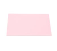 Bloc de sculpture en caoutchouc doux de grande taille Bloc de gravure en caoutchouc thermoplastique pour les cartes de bibliothèques d'estampage à imprimé 20x15x0,5 cm (Rose)