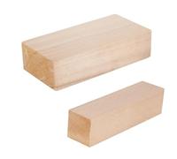 Bloc de sculpture en tilleul, cube bois massif naturel non fini, bricolage, artisanat, portable, fournitures d'art for débutants et experts Blocs De Sculpture En(10 pieces)