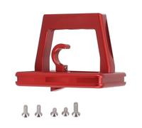 Bloc de Support Avant de vélo Pliant, Adaptateur de Support en Alliage d'aluminium avec vis, Forte capacité de Charge pour Accessoires de vélo Pliant, Montage léger et Durable (Rouge)