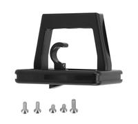 Bloc de Support Avant de vélo Pliant, Adaptateur de Support en Alliage d'aluminium avec vis, Forte capacité de Charge pour Accessoires de vélo Pliant, Montage léger et Durable (Noire)