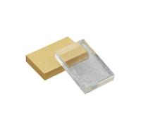 Bloc De Tampons En Acrylique, Forme Rectangulaire, Bricolage, Scrapbooking, Couleur, Processus, Outils, Transparent, Léger