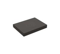 Fitness Mad Bloc de tête de pilates 25 mm x 150 mm x 205 mm, écologique, bloc antidérapant en EVA haute densité pour pilates, yoga et entraînements à domicile (anthracite)