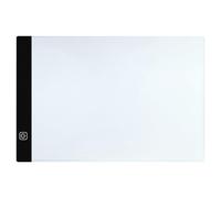 Bloc de traçage lumineux, bloc de lumière fin A4 réglable à 3 luminosités, planche à dessin LED portable alimentée par USB pour la conception d'artistes, l'animation, l'esquisse, la visualisation