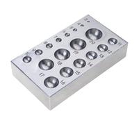 Bloc de trempage carré en acier pour fabrication de bijoux - Plaque d'estampage de texture en acier - Outil de polissage de bijoux