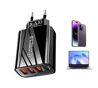 Bloc De USB - Station De Rapide Multiport, Adaptateur Secteur Universel Haute Vitesse, Hub d'alimentation De Bureau Multi-appareils, Bloc De Portable pour Les Voyages, Accessoire