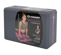Bloc de yoga, 200 g, gris/rose