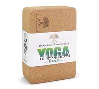 Bloc de yoga en liège durable avec surface antidérapante, accessoire d'exercice durable pour yoga, pilates et fitness en général