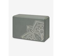 Bloc de yoga Gaiam Point gris blanc