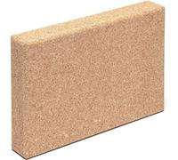 Bloc de yoga Go4Cork en liège - Fin | 20 x 30 x 5 cm | Non toxique, alternative aux briques de yoga en mousse | Inodore, doux, antidérapant| Parfait pour offrir aux yogis | Yoga, Pilates et méditation