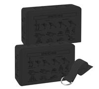 Bloc De Yoga,Léger Haute Densité 2 Pièces Doux - Équipement D Exercice De Cale De Yoga | Pour Entraînement Étirement Équilibre Flexibilité Débutants Adultes Maison Studio Salle De Sport