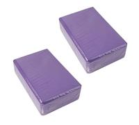 Bloc de Yoga Lot de 2, Bloc de Mousse EVA Haute Densité, Brique Yoga Antidérapant Brique de Sport pour Entraînement de l'équilibre, Étirements, Méditation, Pilates, Gymnastique