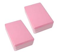 Bloc de Yoga Lot de 2, Bloc de Mousse EVA Haute Densité, Brique Yoga Antidérapant Brique de Sport pour Entraînement de l'équilibre, Étirements, Méditation, Pilates, Gymnastique