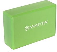 Bloc de yoga MASTER 23 x 15 x 7,5 cm, vert