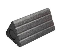 Bloc de yoga triangulaire et rouleaux en plastique - Accessoires de yogic - Structure en plastique pour massage complet du corps et accessoires de yoga