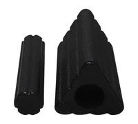 Bloc de yoga triangulaire et rouleaux en plastique - Accessoires de yogic - Structure en plastique pour massage complet du corps et accessoires de yoga