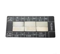 Bloc d'échantillon de rugosité Ra0 05 12 5 mm pour test de texture externe et comparaison avec 6 niveaux standard adapté à plusieurs méthodes de traitement (meulage)