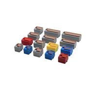 Bloc d'épissure série KV-225B - Jonction multi-sortie 1 entrée | Coque à flamme PA66, secteur principal 41 A/branchement 24 A, bande 690 V 9-10 mm(225B-8PR)