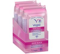 Bloc des odeurs de vagissile Les lingettes rafrachissantes quotidiennes pour l'hygiene feminine dans le gynecologue de poche refermable teste et