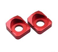 Bloc d'essieu arrière, ajusteur de chaîne pour Surron Light Bees Electric Dirt, roue arrière CNC, réglage de la chaîne dorée pour Light Bee X/S (rouge)