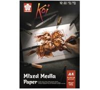 Bloc - Dessin - A4 - 290g - Mix media - Aquarelle, feutres, gouache, encre - Sak