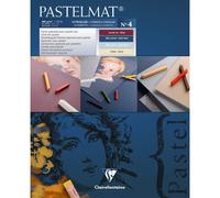 Bloc dessin A4 pastelmat 12 feuilles 24x30cm 4 teintes N°4 - Clairefontaine