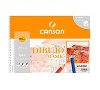 Bloc dessin basik din a4 23 x 32,5 cm 20 feuilles de 150 grammes