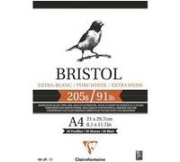 Bloc dessin - Bristol- 20 Feuilles A4 - Extra-Blanc - 205 g NA G