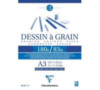 Clairefontaine Bloc Dessin À Grain Encollé A3 180g 30f