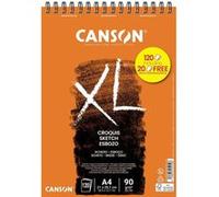 Canson-Infinity Bloc croquis spirale XXL A4 120 feuilles 90 g
