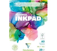 Bloc - Dessin - Feutres à alcool - A5 - 25 feuilles - 90g - Alcohol Inkpad - Clairefontaine