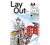 Bloc Dessin Layout Pad A4 - 75G - 70 Feuilles - Clairefontaine
