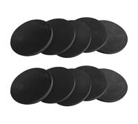 Bloc d'établi en caoutchouc massif, 10 pièces, blocs ronds en caoutchouc, tampons anti-vibrations, épaisseur de feuille: 6mm, adaptés aux équipements d'atelier et aux appareils lourds(Diameter 100mm)