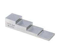 Bloc d'étalonnage 4 étapes en acier 1018 - Jauge d'épaisseur applicable - Épaisseur 0,100/.200/.400/.600