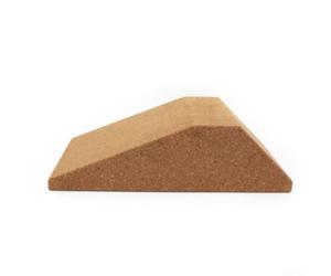 Bloc d'exercice en liège 20 x 12 cm Support stable | Surface texturée antidérapante, prise en main sûre, sans danger pour les mouvements dynamiques, empêche le glissement pendant