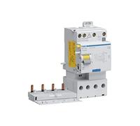 bloc différentiel - 3 phases + neutre - 63a - 300 ma - type ac - hager bfc863