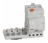 Bloc différentiel adaptable à vis DX³ pour disjoncteur 1 module par pôle 4P 400 V type AC 40 A 300 mA LEGRAND 410511