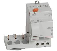 Legrand Bloc différentiel adaptable DX3 3P 400V~ 40A type AC 300 mA pour disj 1 module/pôle