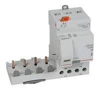 Bloc différentiel adaptable DX3 4P 400V~ - 63A - typeF 300mA - pour disj 1 module/pôle