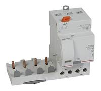 Bloc différentiel adaptable DX3 4P 400V~ - 63A - typeF 30mA - pour disj 1 module/pôle